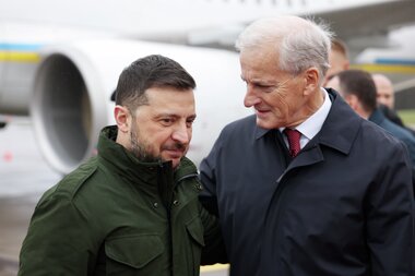 Zelenska and Minister of Communications Sybiha in Norway