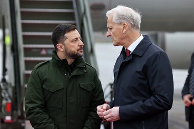 Zelenska and Minister of Communications Sybiha in Norway