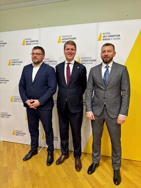 Utviklingsminister Åsmund Aukrust i Ukraina