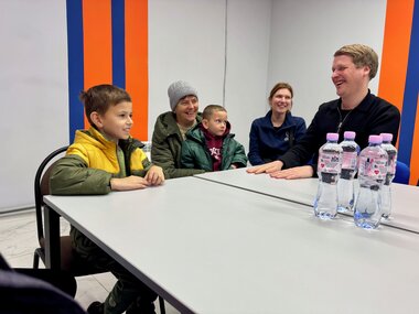 Utviklingsminister Åsmund Aukrust i Ukraina