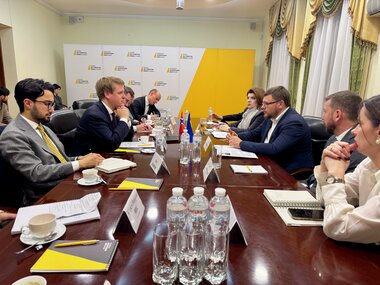 Utviklingsminister Åsmund Aukrust i Ukraina