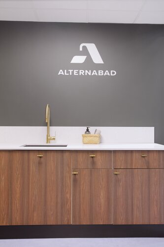 Nea Vaskerom valnøtt utstilling showroom 