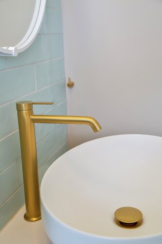 Toalettrom Fima børstet gull Snap 