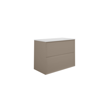 Underskap Artus 80 cm 2 skuffer sand matt