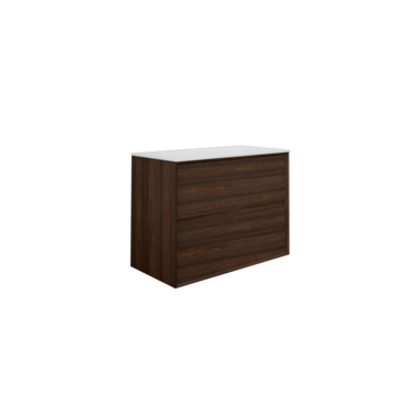 Underskap Artus 80 cm 2 skuffer valnøtt