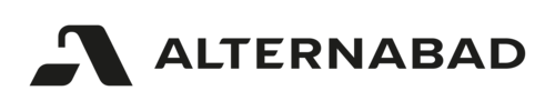 AlternaBad horisontal logo sort