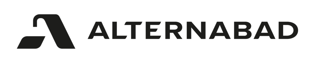 AlternaBad horisontal logo sort