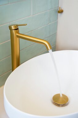 Toalettrom Fima børstet gull Snap 