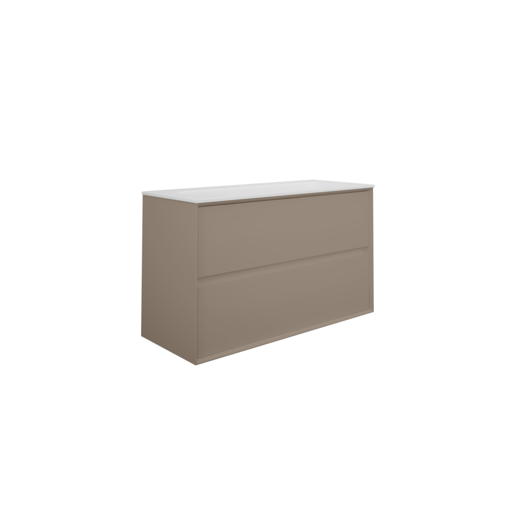 Underskap Artus 100 cm 2 skuffer sand matt