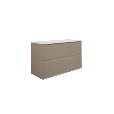 Underskap Artus 100 cm 2 skuffer sand matt