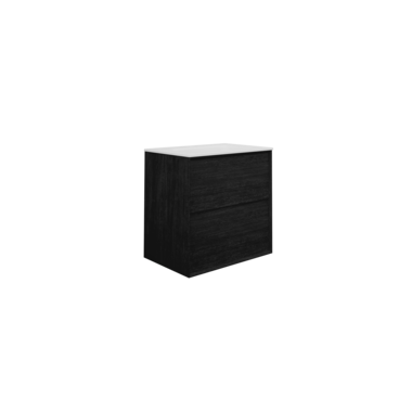 Underskap Artus 60 cm 2 skuffer mørk eik