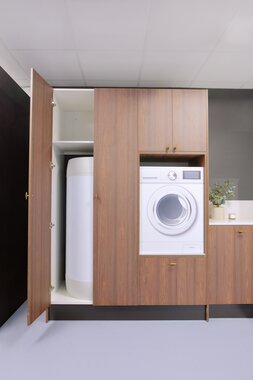 Nea Vaskerom valnøtt utstilling showroom 