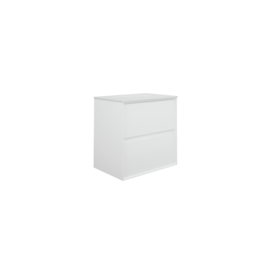 Underskap Artus 60 cm 2 skuffer hvit matt