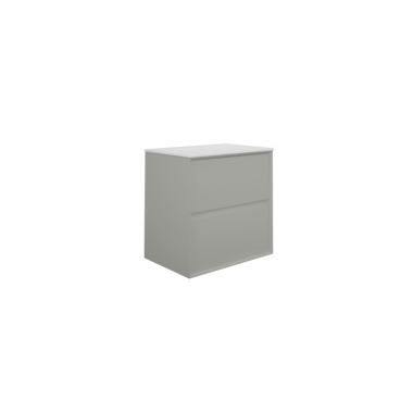 Underskap Artus 60 cm 2 skuffer lys grå matt