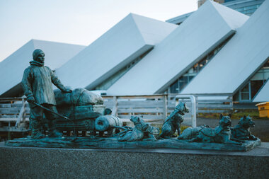 Skulptur ved Polaria