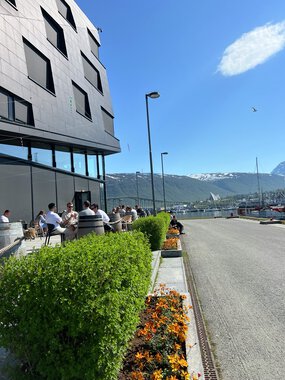 Uteservering i Tromsø 