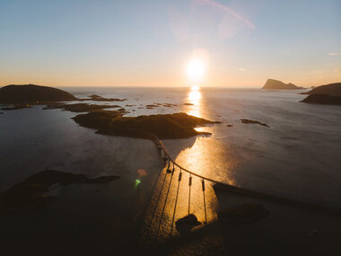 Midnattssol over Sommarøy Midnattssol over Sommarøy