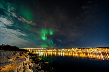 Nordlys over Tromsø Nordlys over Tromsø