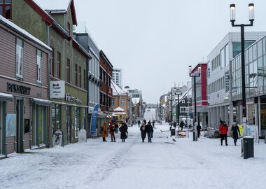 Gågata i Tromsø