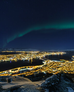 Nordlys over Tromsø Nordlys over Tromsø