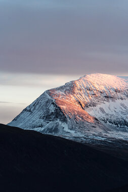 Tromsdalstinden vinter