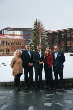 Gruppebilde av rektoratet