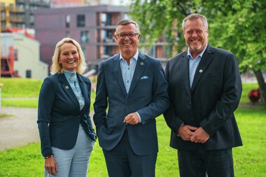 Rikke Gürgens Gjærum, Dag Rune Olsen og Jørgen Berge