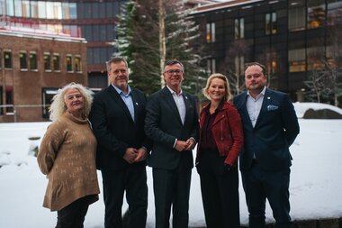 Gruppebilde av rektoratet