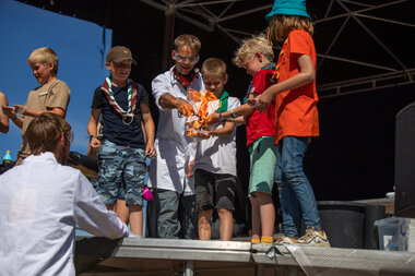 SciencePiratshow på Spejdernes Lejr 2022