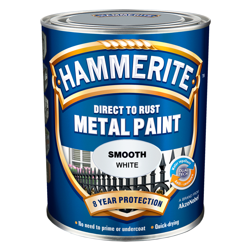 5078277 Hammerite Slätlack Vit 750ml