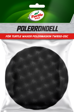 SV25130 Turtle Wax Polérrondell Våfflad Svart 25x130 mm