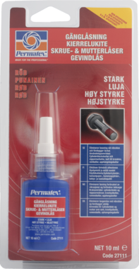 27111 Permatex Gänglåsning Röd Stark