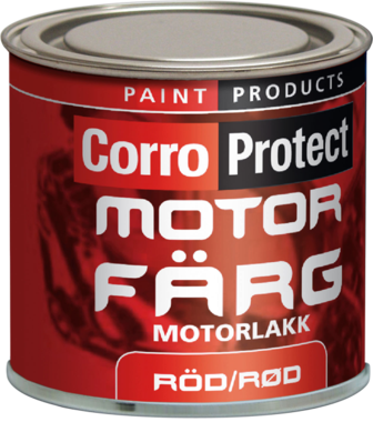 22651 Corroprotect Motorfärg Röd 250ml