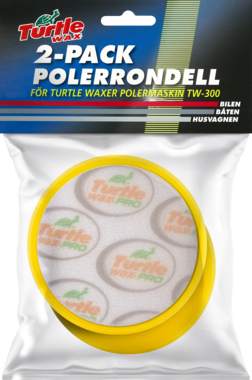 G25102 Turtle Wax Polérrondell Gul 100mm 2-pack