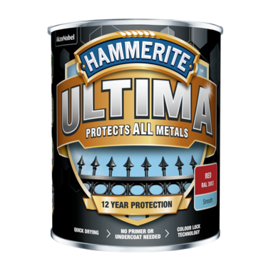 5361500 Hammerite Ultima Slätlack Röd 750ml