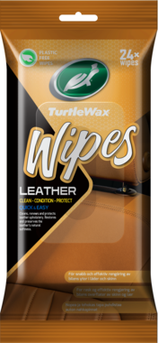 2374 Turtle Wax Leather Wipes Flatpack