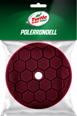 VRK32170 Turtle Wax Polerrondell Vinröd 170/150x25 HEX/CONE
