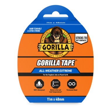 24615 Gorilla Tape All-Weather Extreme Svart 11mx48mm 24615 Gorilla Tape All-Weather Extreme Svart 11mx48mm
