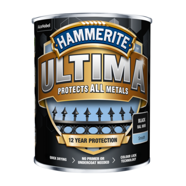 5361502 Hammerite Ultima Slätlack Svart 750ml