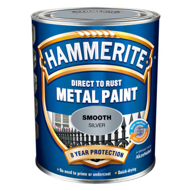 5078300 Hammerite Slätlack Silver 750ml
