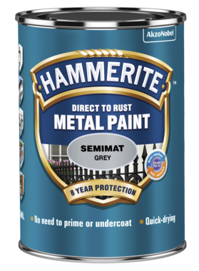5078355 Hammerite Sidenmatt Grå 750ml