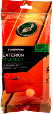 3243 Turtle Wax Microfiberduk Exterior Orange 40x40cm