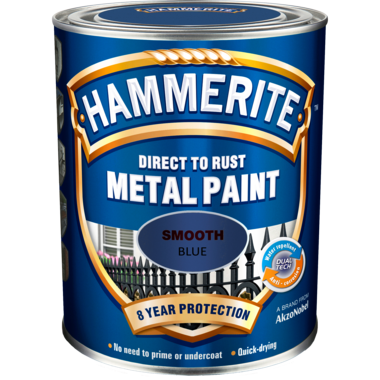 5078307 Hammerite Slätlack Blå 750ml