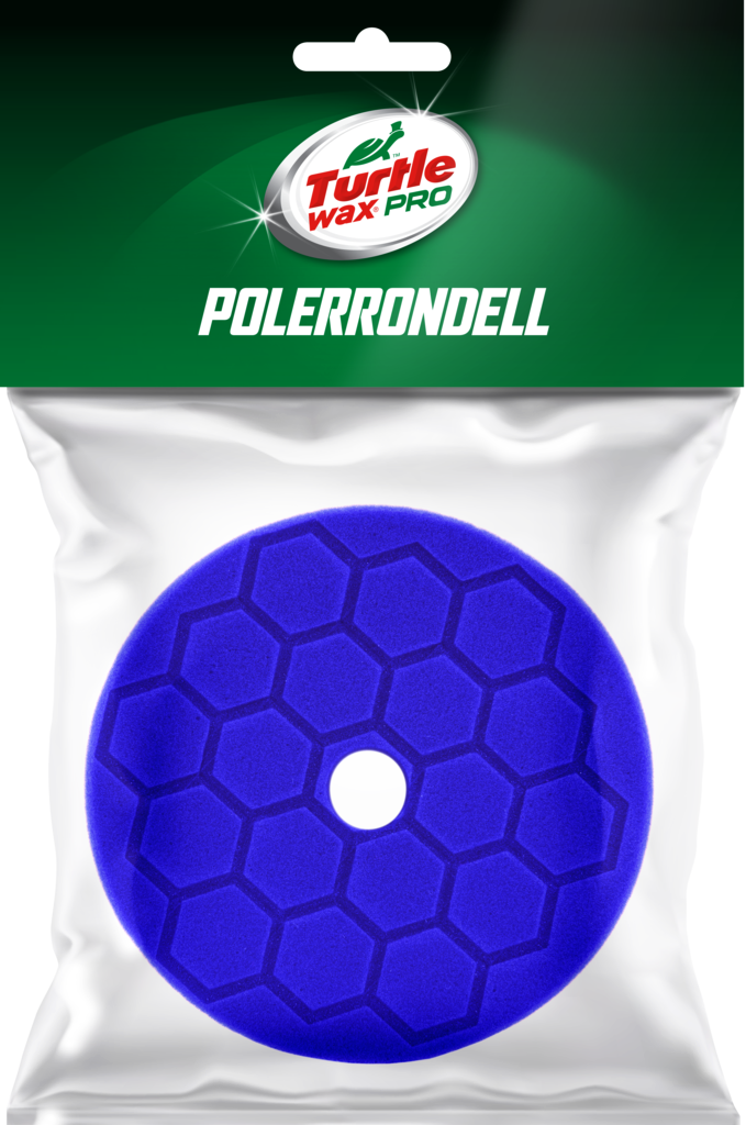 BLK31150 Turtle Wax Polerrondell Blå 150/130x25 HEX/CONE
