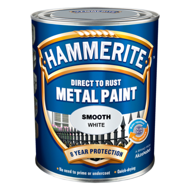 5078277 Hammerite Slätlack Vit 750ml