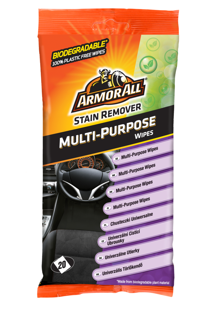 672 Armor All All Round Wipes Flatpack