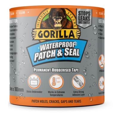 24655 Gorilla Tape Patch & Seal Transparent