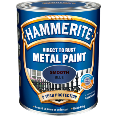5078308 Hammerite Slätlack Blå 250ml