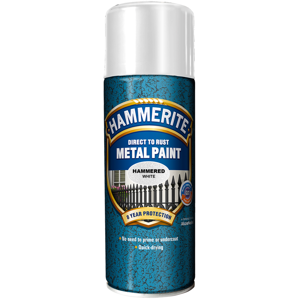 5078336 Hammerite Hammarlack Vit spray 400ml