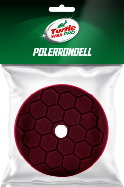 VRK32150 Turtle Wax Polerrondell Vinröd 150/130x25 HEX/CONE